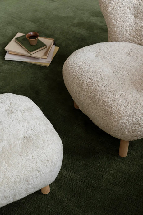 Little Petra Pouf von &Tradition - Karakorum 003 / Walnuss - Jacobsen Plus