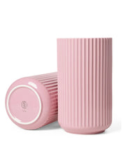 Lyngbyvasen i rosa, H25 cm fra Lyngby Porcelæn