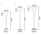 Glo-Ball F, Silver Stehleuchte von Flos - 6 - Jacobsen Plus