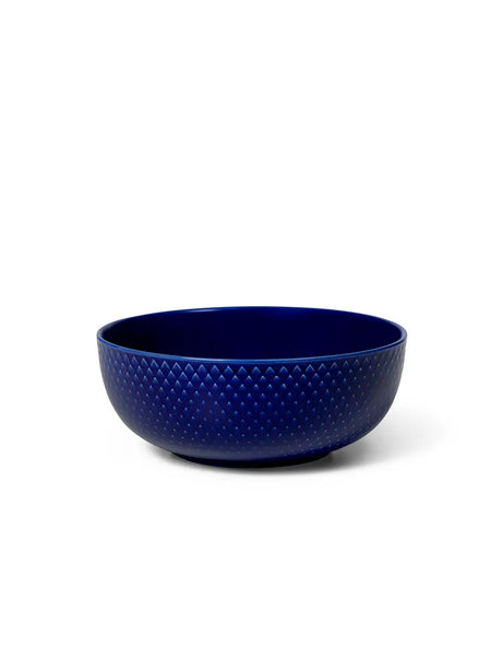 Rhombe Schale Ø15,5 cm von Lyngby Porzellan - Dunkelblau - Jacobsen Plus