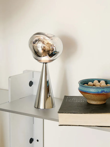 Melt Portable Tischleuchte, Silber von Tom Dixon - 2 - Jacobsen Plus