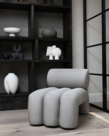 Foku Chair von 101 Copenhagen - Bouclé - Jacobsen Plus