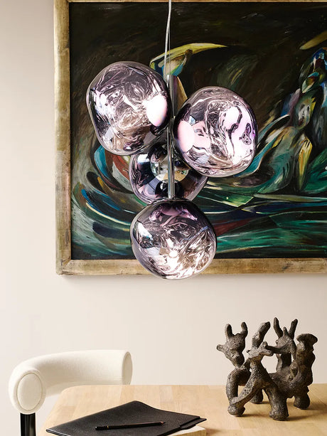 Melt Chandelier Mini von Tom Dixon - Gold - Jacobsen Plus