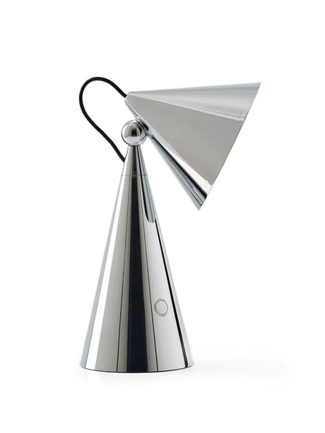 Pose Portable Tischleuchte von Tom Dixon - Silber - Jacobsen Plus