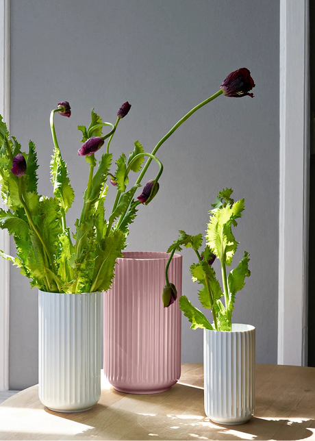 Lyngbyvase in Rosa, H25 cm von Lyngby Porzellan - 2 - Jacobsen Plus