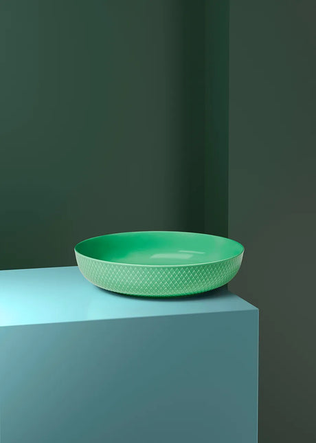 Rhombe Servierschale, grün von Lyngby Porcelæn - 2 - Jacobsen Plus