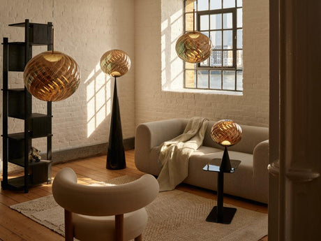 Whirl Pendelleuchte, LED von Tom Dixon - 30 cm Gold Shade - Jacobsen Plus