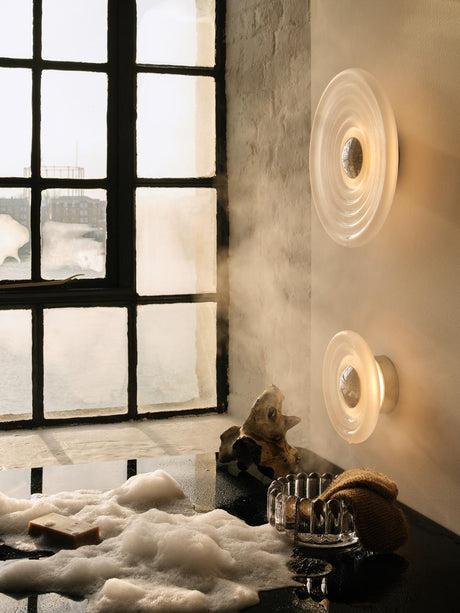 Press Surface Wandleuchte, frosted von Tom Dixon - Mini frosted - Jacobsen Plus
