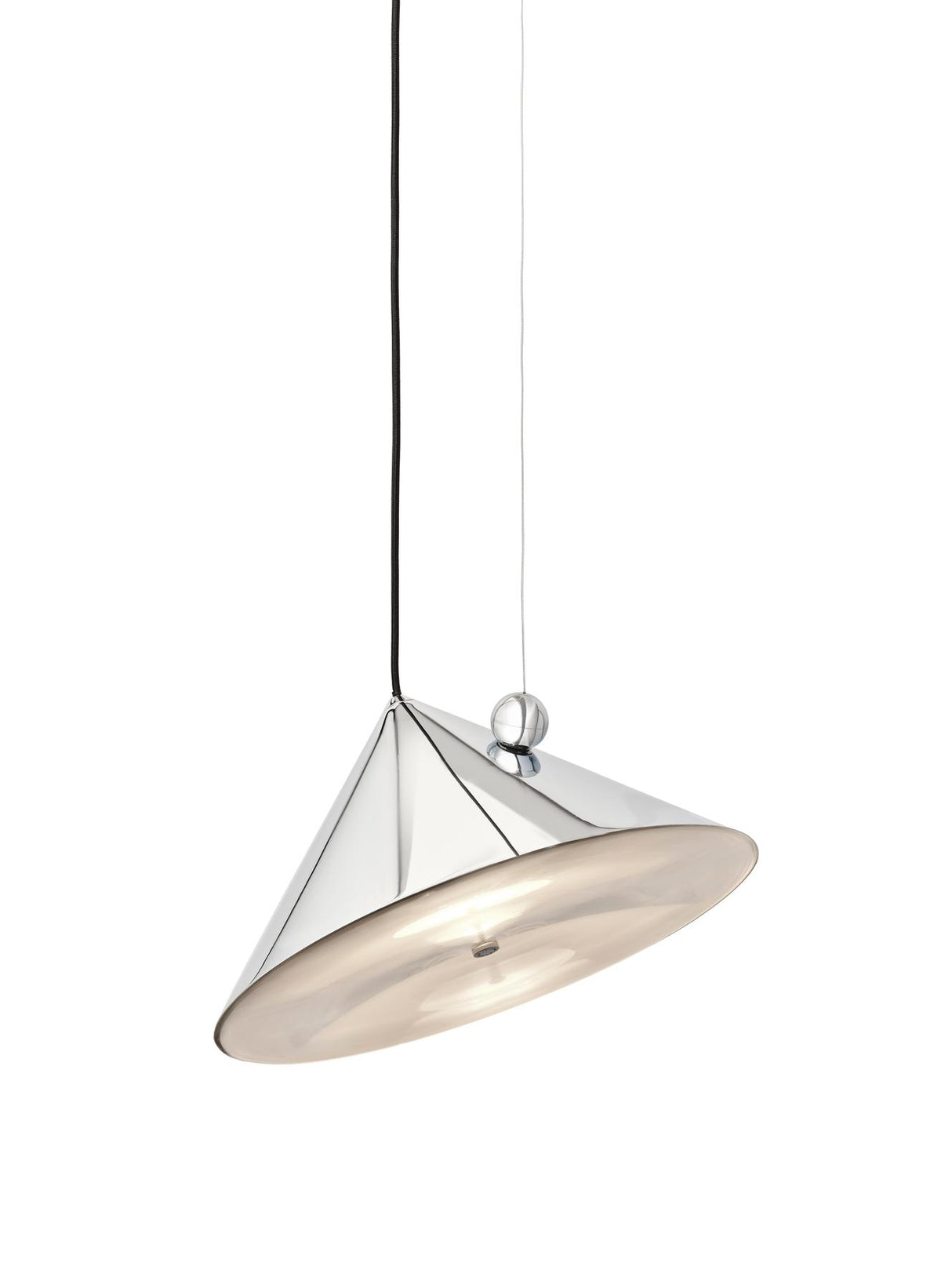 Pose Pendelleuchte, Ø43 von Tom Dixon - Silber - Jacobsen Plus