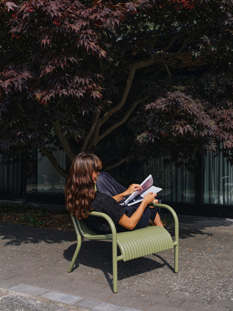 Groove Outdoor Lounge-Sessel von Tom Dixon - Lounge Moss - Jacobsen Plus