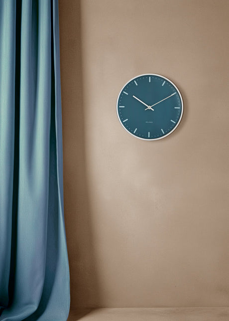 City Hall Wanduhr, Blau von Arne Jacobsen (Ø: 29) - 2 - Jacobsen Plus