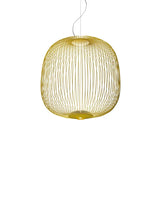 Spokes 2 Pendelleuchte von Foscarini - Zwischen / Gold / LED - ohne Dimmer - Jacobsen Plus