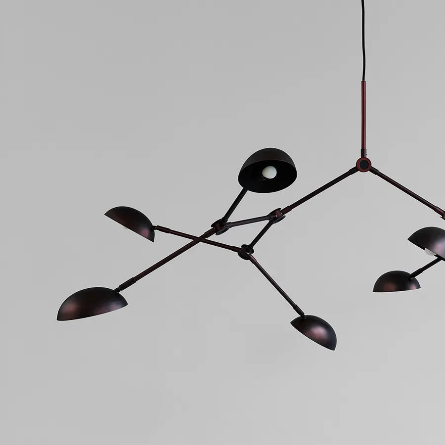 Drop Chandelier, burned black fra 101 Copenhagen