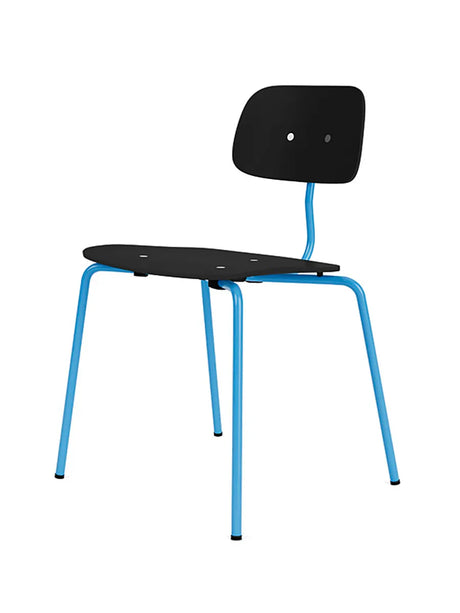Kevi 2060 Stuhl in Schwarz Lack von Montana - 154 Azure - Jacobsen Plus