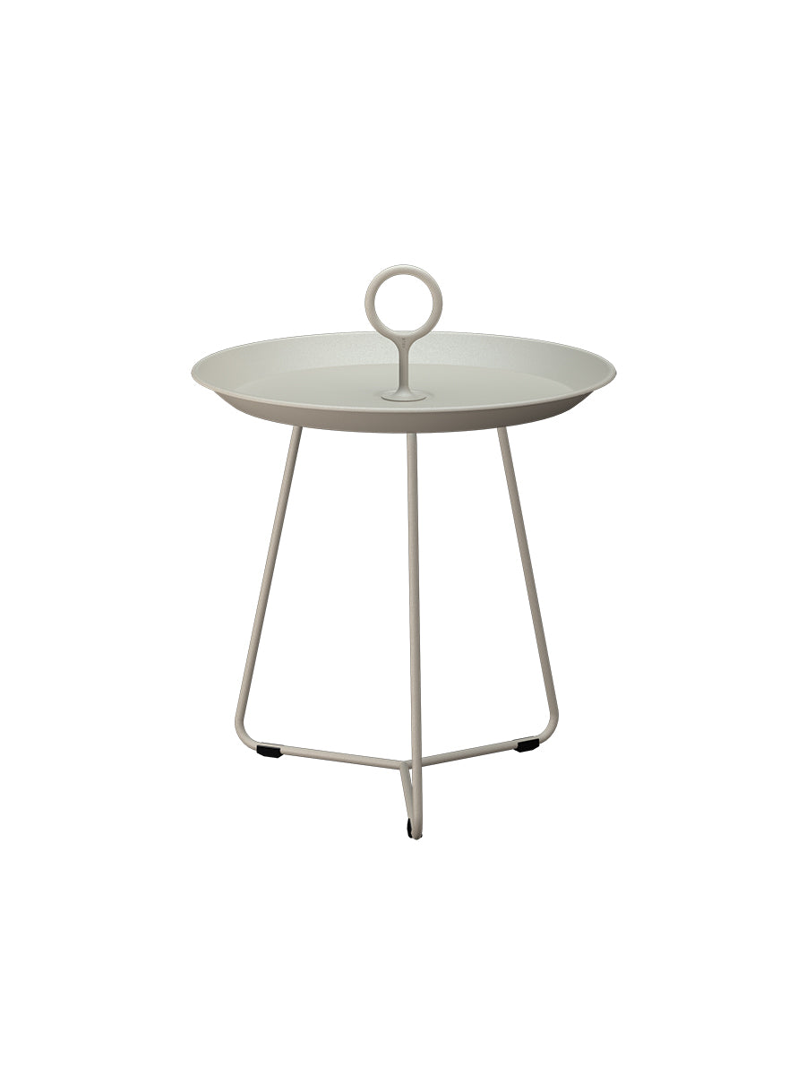 Eyelet Tray Table, Ø45 cm fra Houe - Beige - Jacobsen Plus