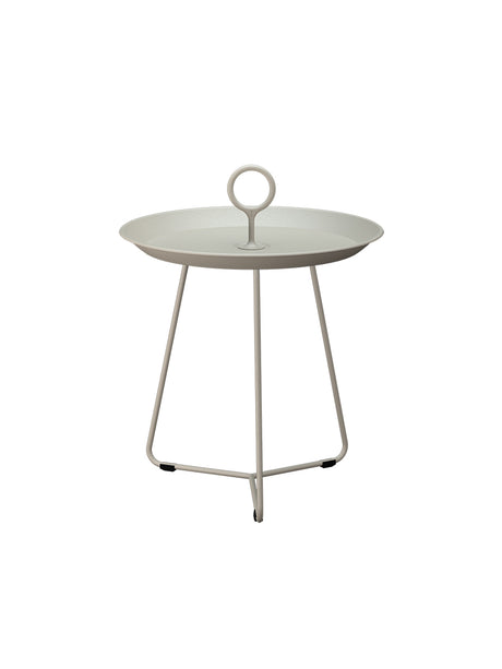 Eyelet Tray Table, Ø45 cm von Houe - Beige - Jacobsen Plus