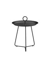 Eyelet Tray Table, Ø45 cm fra Houe - Black - Jacobsen Plus