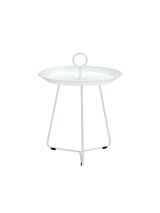 Eyelet Tray Table, Ø45 cm fra Houe - Muted White - Jacobsen Plus