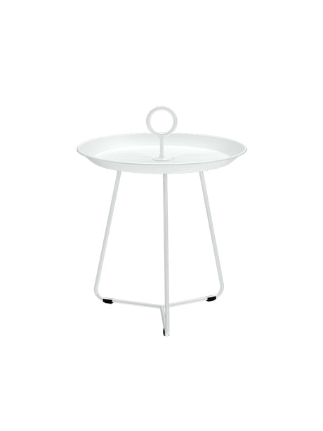 Eyelet Tray Table, Ø45 cm von Houe - Weiß - Jacobsen Plus