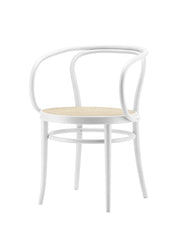 209 Armstuhl, weiß von Thonet