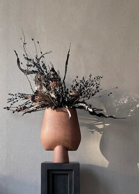 Sphere Vase Square - big, coffee von 101 Copenhagen - 2 - Jacobsen Plus