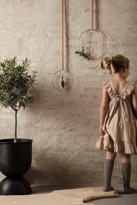 Hourglass Pot, Schwarz von Ferm Living - X-small - Jacobsen Plus