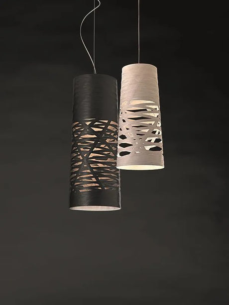 Tress Pendelleuchte von Foscarini - Schwarz / Mini-LED Retrofit - Jacobsen Plus