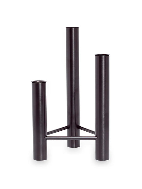 VISTA Vase und Kerzenständer, Schwarz von Kay Bojesen - 1 - Jacobsen Plus