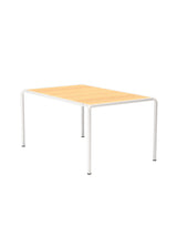 Avanti Dining table 153 x 98 cm fra Houe - Muted White stel - Fyrretræ bordplade - Jacobsen Plus