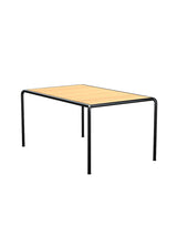 Avanti Dining table 153 x 98 cm fra Houe - Black stel - Fyrretræ bordplade - Jacobsen Plus