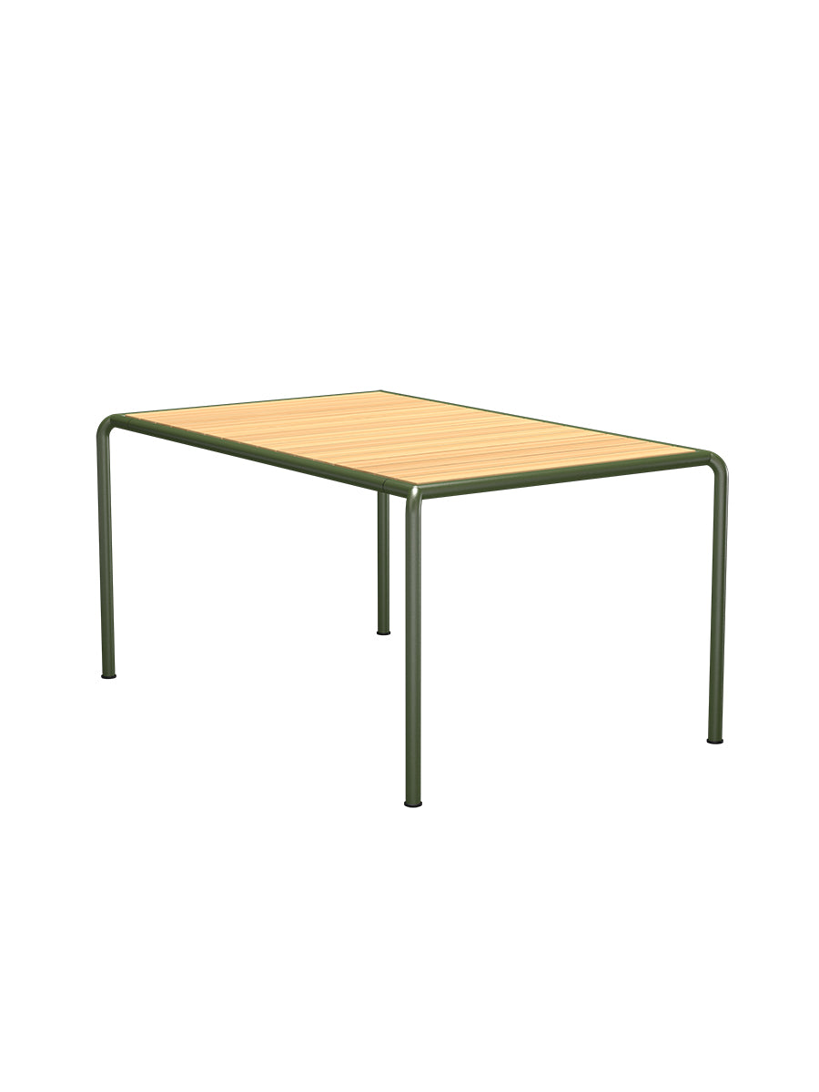 Avanti Dining table 153 x 98 cm fra Houe - Olive Green stel - Fyrretræ bordplade - Jacobsen Plus