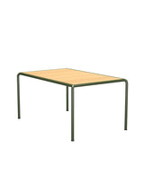 Avanti Dining table 153 x 98 cm fra Houe - Olive Green stel - Fyrretræ bordplade - Jacobsen Plus