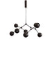 Drop Chandelier Globe, Mini, Burned Black von 101 Copenhagen