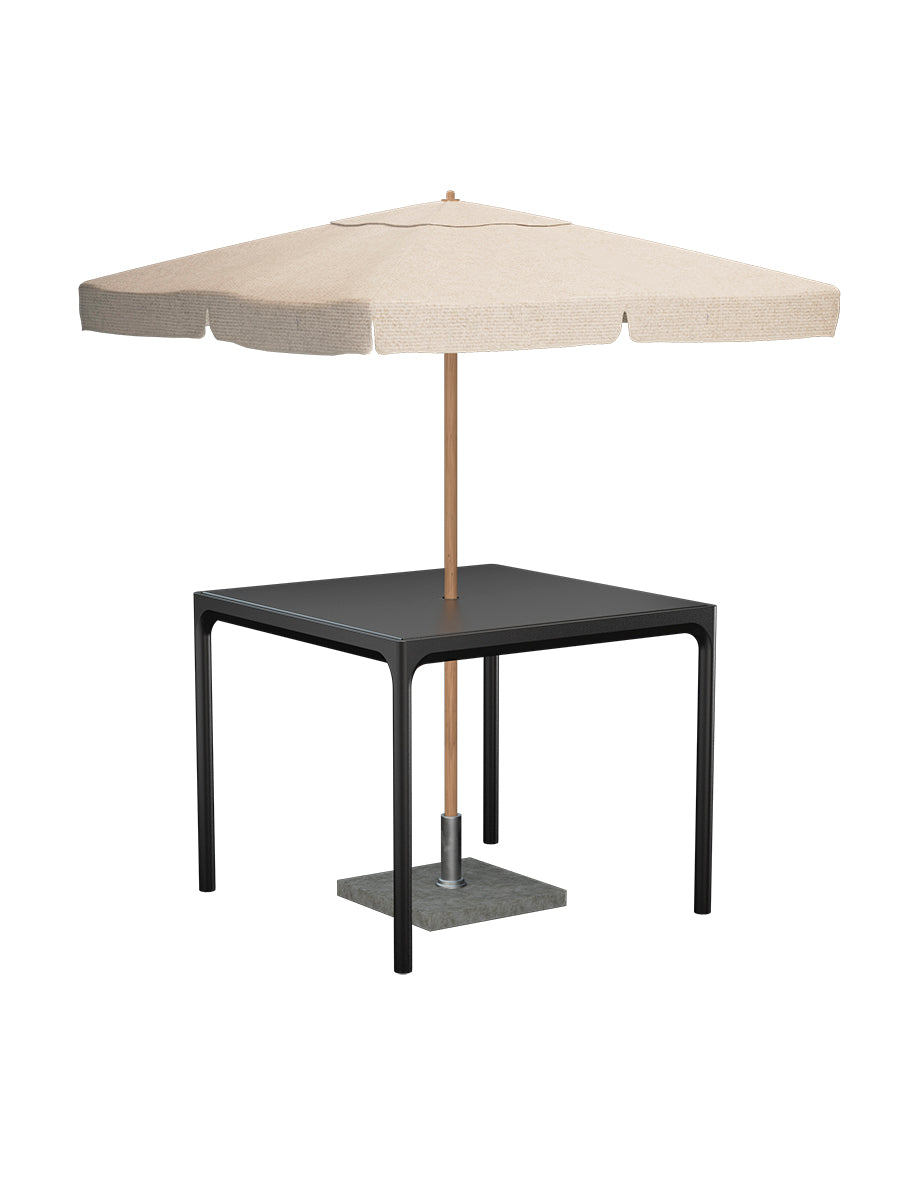 Four alu table 90 x 90 cm fra Houe - 1 - Jacobsen Plus