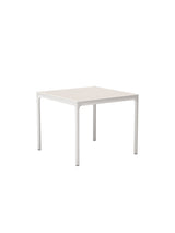 Four alu table 90 x 90 cm fra Houe - Muted White - Jacobsen Plus