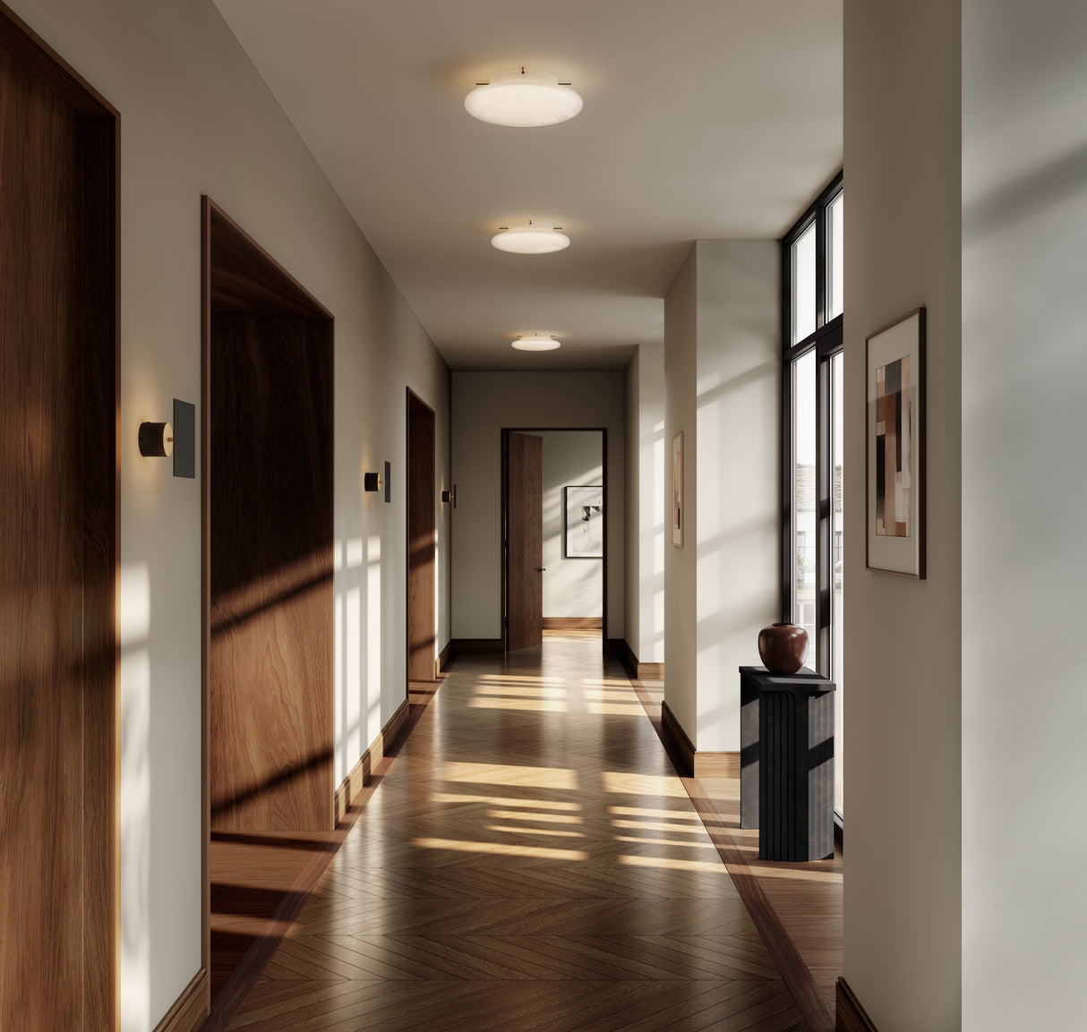 Hikari væg/loftlampe, opal white fra 101 Copenhagen - 2 - Jacobsen Plus