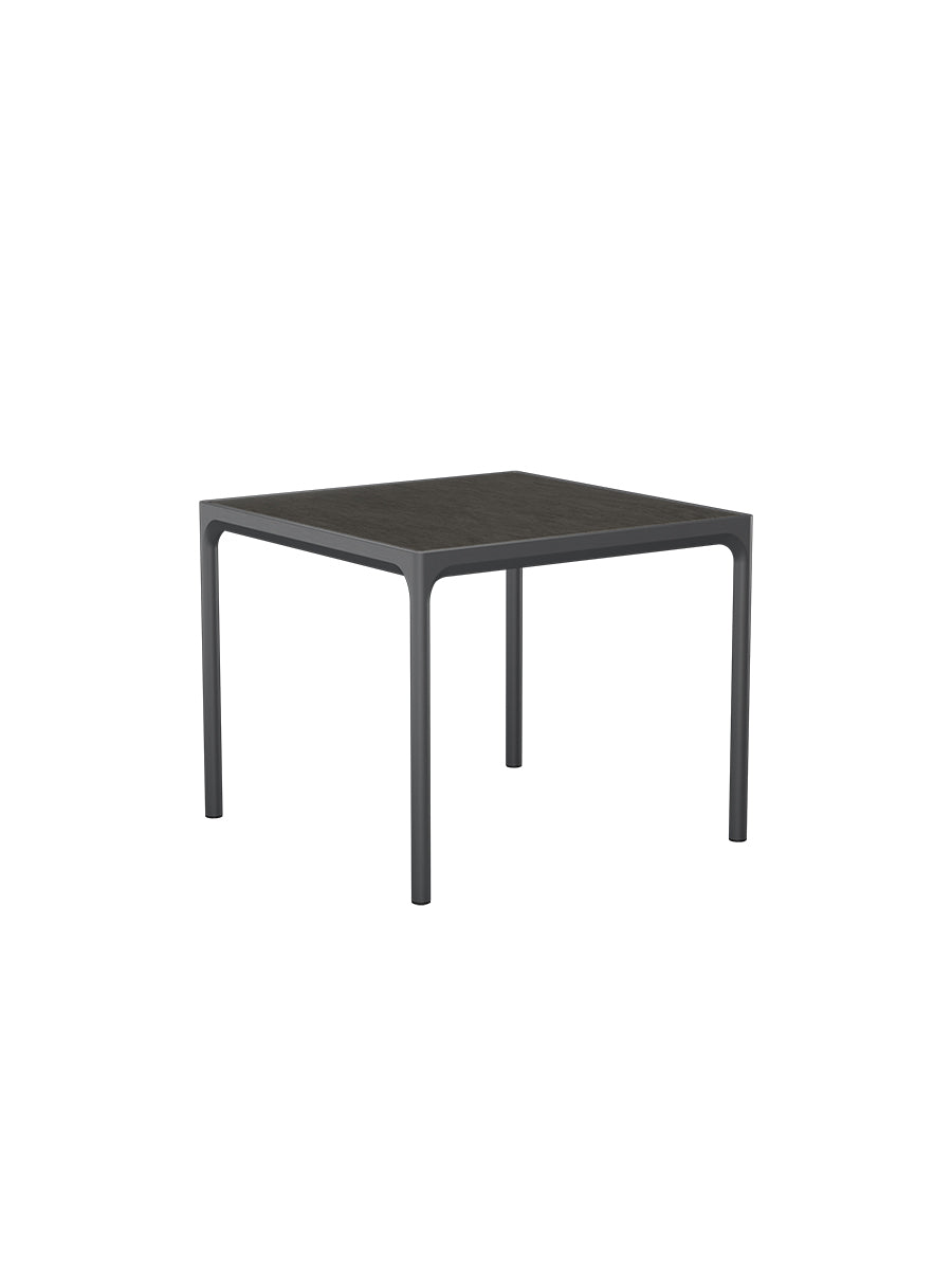 Four Ceramic Table 90 x 90 cm von Houe - Graphite / Dunkelgrau - Jacobsen Plus