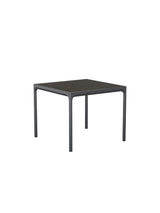 Four Ceramic Table 90 x 90 cm von Houe - Graphite / Dunkelgrau - Jacobsen Plus