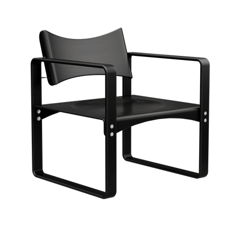 Series 270 F lænestol af Verner Panton - Sort - Jacobsen Plus