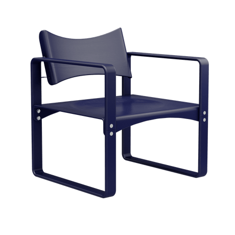 Series 270 F lænestol af Verner Panton - Blå - Jacobsen Plus