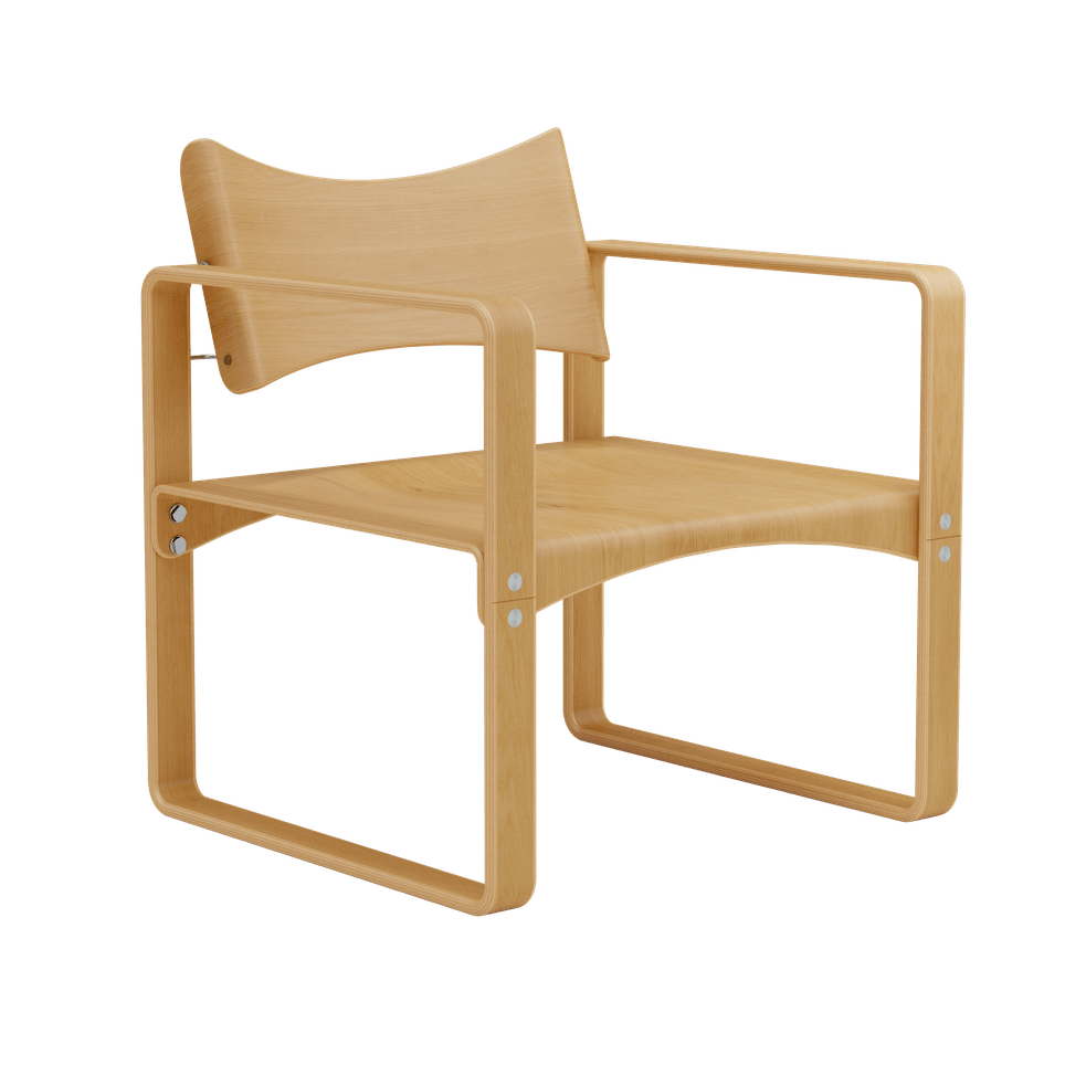 Series 270 F Sessel von Verner Panton - Honigfarben gebeizt - Jacobsen Plus