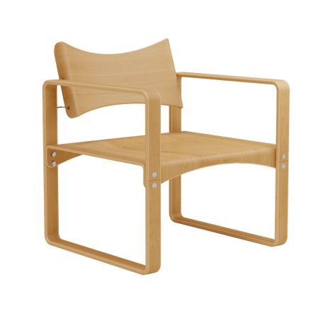 Series 270 F lænestol af Verner Panton - Honey stained - Jacobsen Plus