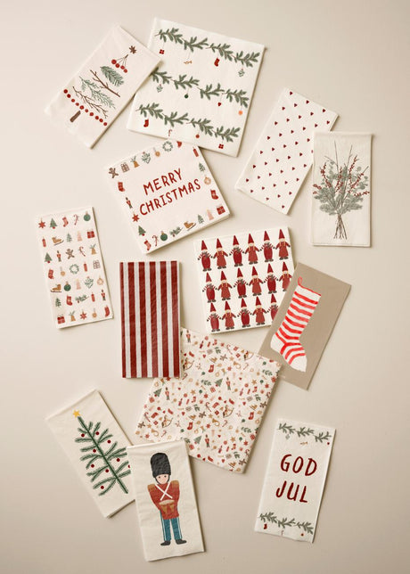 Servietter My Nostalgic Christmas – julemotiver fra Ib Laursen - 1 - Jacobsen Plus
