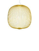 Spokes 2 Pendelleuchte von Foscarini - Groß / Gold / LED – mit Dimmer - Jacobsen Plus
