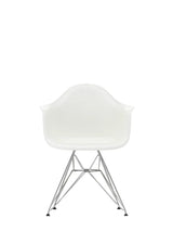 Eames Plastic Armchair DAR, verchromt von Vitra - Weiß - Jacobsen Plus