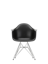 Eames Plastic Armchair DAR, verchromt von Vitra - Tiefschwarz - Jacobsen Plus