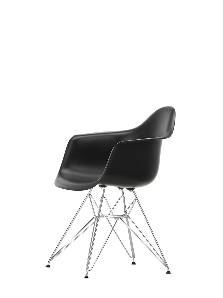 Eames Plastic Armchair DAR, verchromt von Vitra