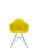 Eames Plastic Armchair DAR, verchromt von Vitra - Senf - Jacobsen Plus