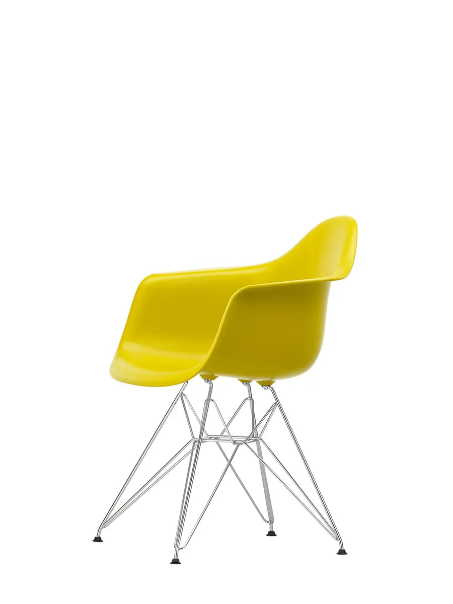 Eames Plastic Armchair DAR, verchromt von Vitra