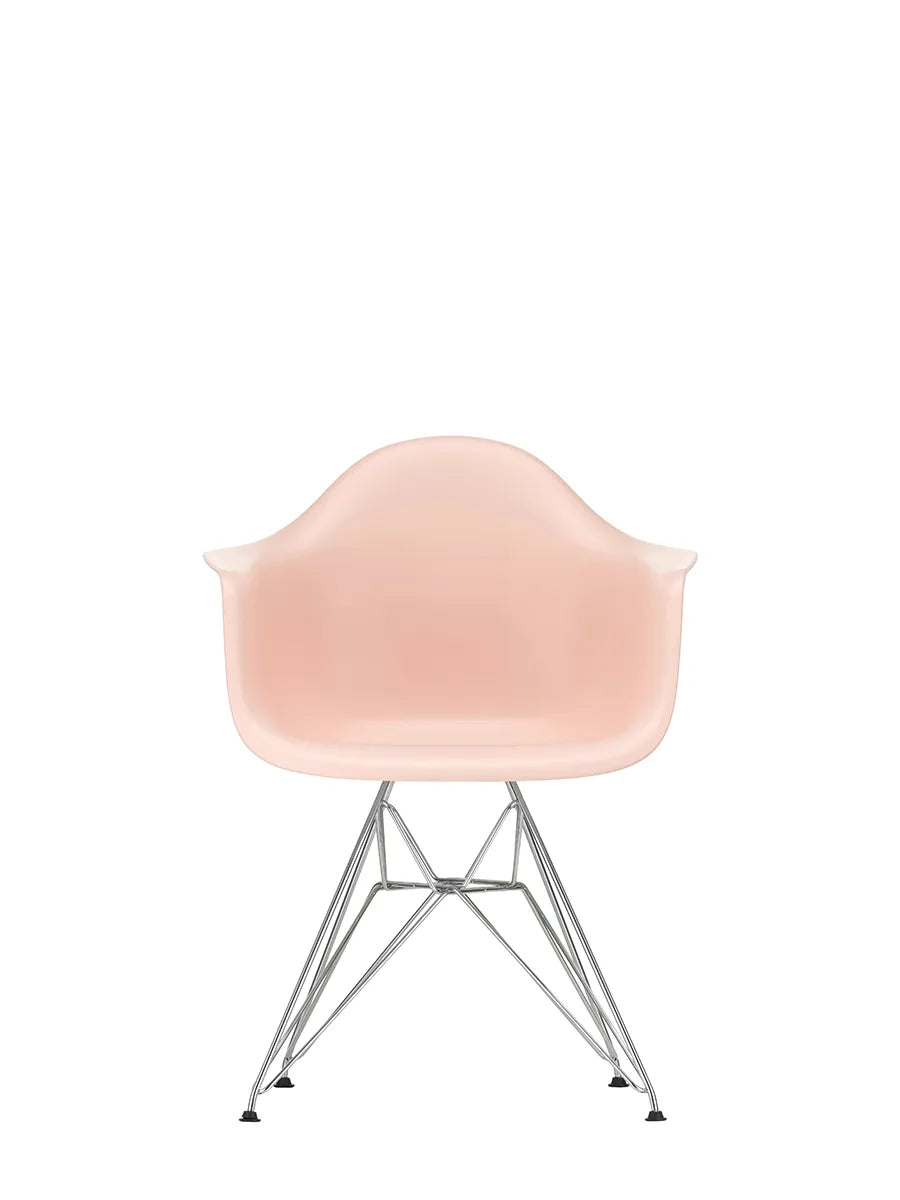 Eames Plastic Armchair DAR, verchromt von Vitra